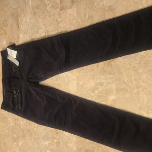 Kut from the Kloth Stevie Straight Leg Corduroy  Blaxk   Jeans